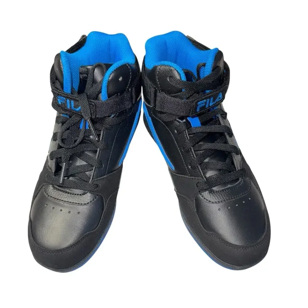 FILA MULTIVERSE Black and Blue Youth Strap shoes SZ/ 5.5